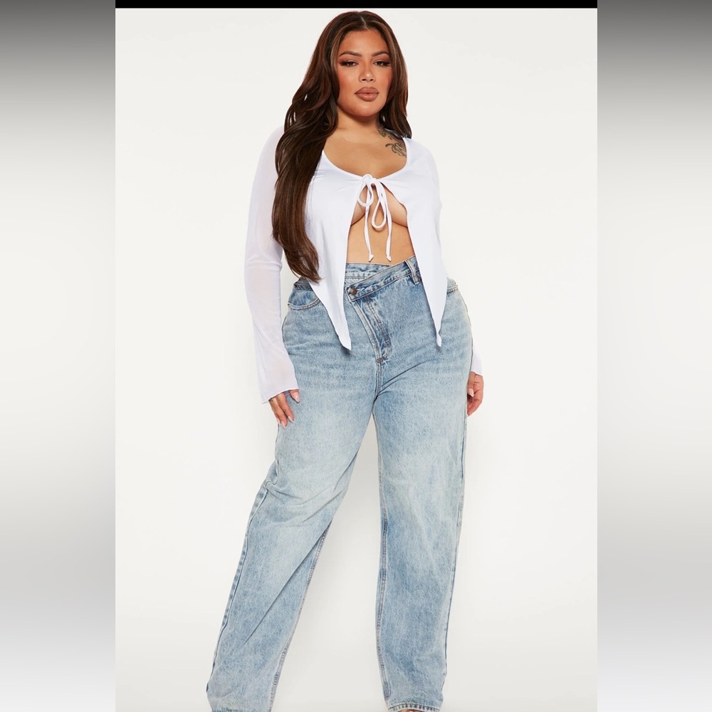 Crossover straigh jeans